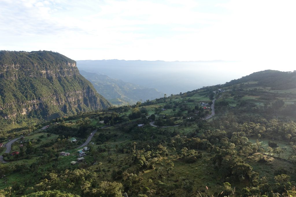 Paramo el verjon climb Colombia